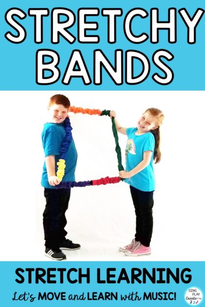 Movement activities used as brain breaks, transitions can help students CHANNEL negative feelings to positive and ENERGIZE student interest.  That's why I'm sharing creative ways to use Stretchy Bands in the classroom. In fact, I know you can stretch learning with Stretchy Bands.  Read this BLOG  POST to get ideas on how to use STRETCHY BANDS in your elementary music classroom.