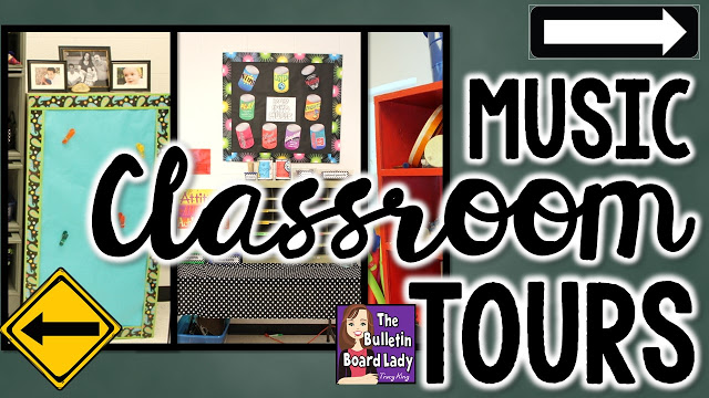 Music classroom set up and decorating ideas galore! Check out this article for ideas for decorations, bulletin boards, classroom organization, music class management, room set up strategies and more.  It is definitely more than just pictures of music classrooms and bulletin boards.  It is inspiration!