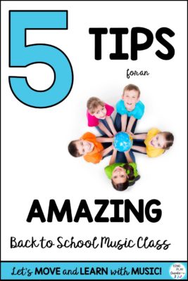 5 Tips for Teachers to set up classroom management in the music classroom from Sandra at Sing Play Create.