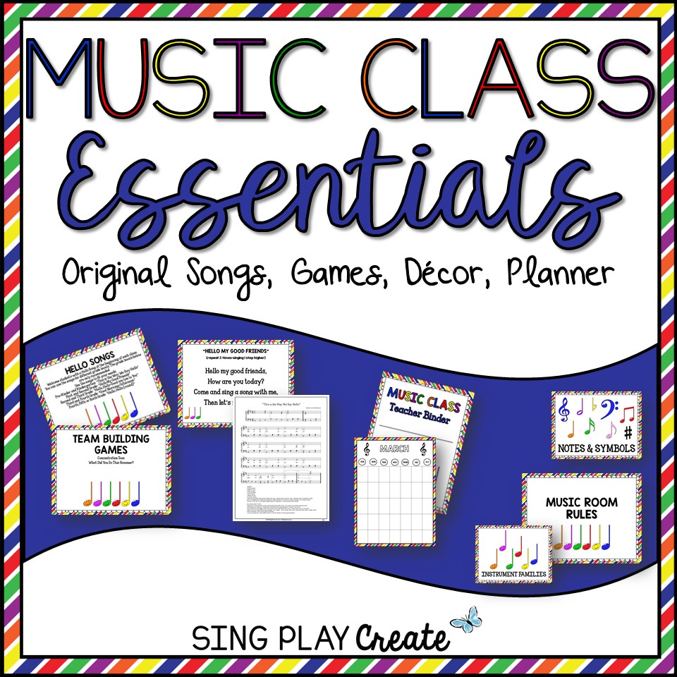 Get to Know You Music Class Game Song Freebie by Sing Play Create