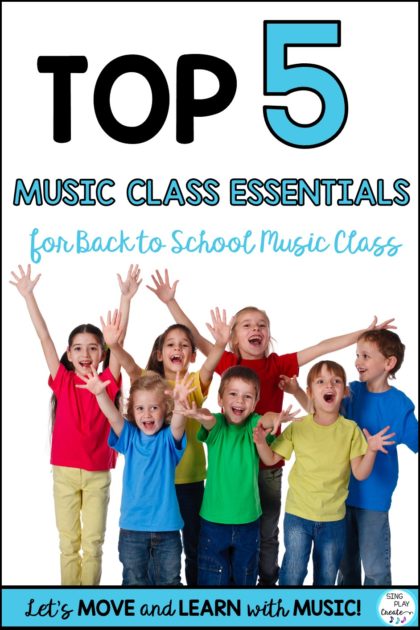 My top 5 music class essentials!