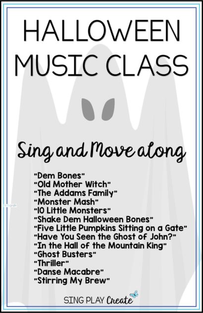 Halloween Song and Freebie by Sing Play Create