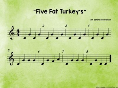 How to Get Students to Gobble Up the Beat by Sing Play Create