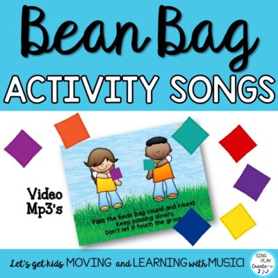 Bean Bag songs and activities for preschool through elementary classrooms. 