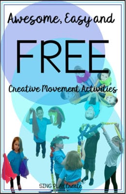 Free and easy creative movement activities