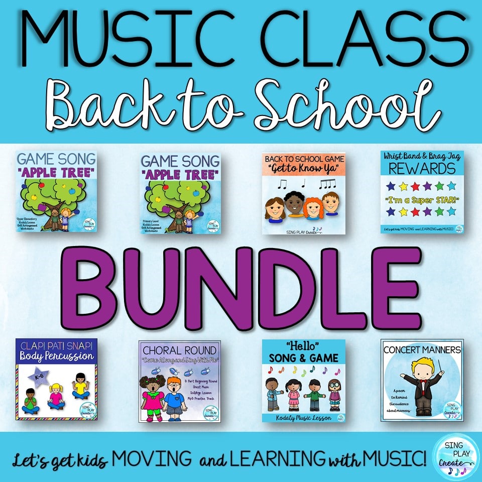 Get to Know You Music Class Game Song Freebie by Sing Play Create