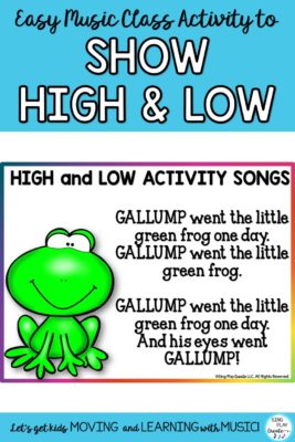 How To Teach High and Low In Music Class by Sing Play Create