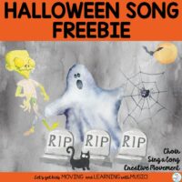 Halloween Songs and a Freebie by Sing Play Create