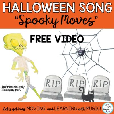 Halloween Music Activities by Sing Play Create