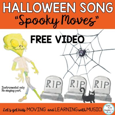 Free song "Spooky Moves" from Sing Play Create