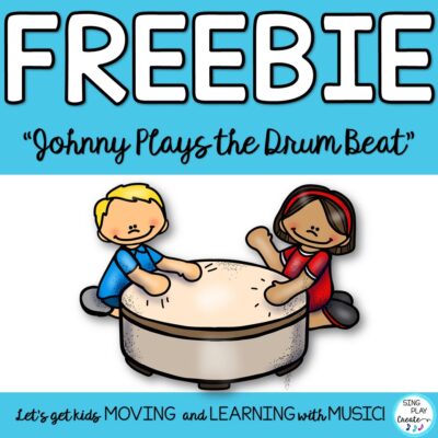 Teach steady beat with this free song and activity from Sing Play Create.
