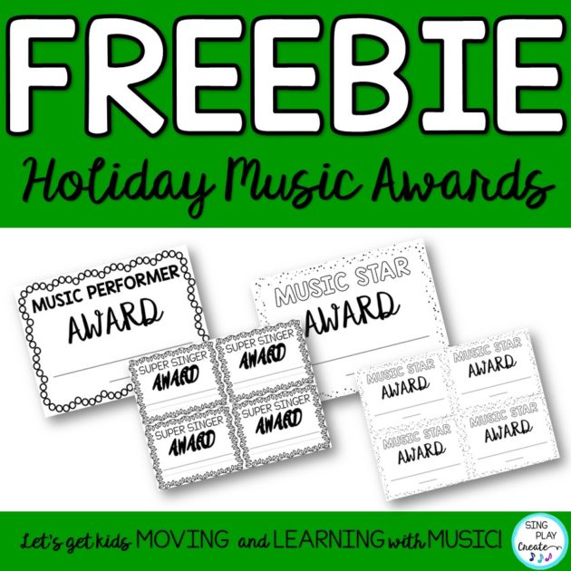 Reward your music students with these interactive free resources from Sing Play Create.