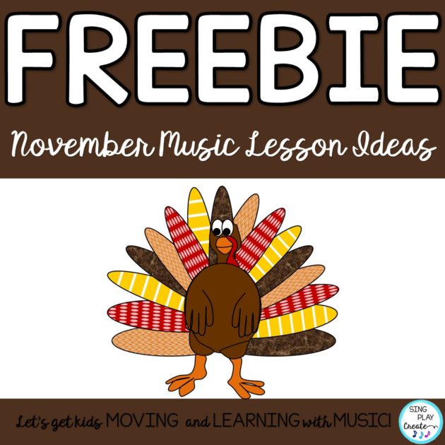 Free November music class activities.
