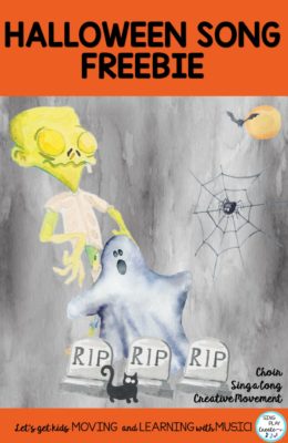 Halloween Songs and Freebie by Sing Play Create