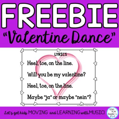 Teach this fun dance a free resource from Sing Play Create.