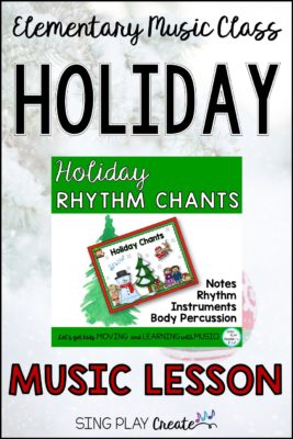 Holiday Rhythm Activities for Elementary Music Class