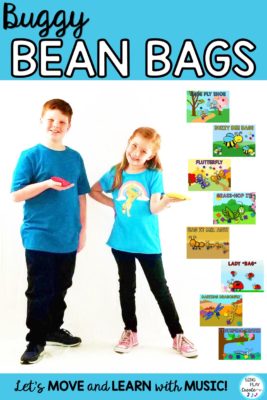 Buggy Bean Bag Activities for elementary students.