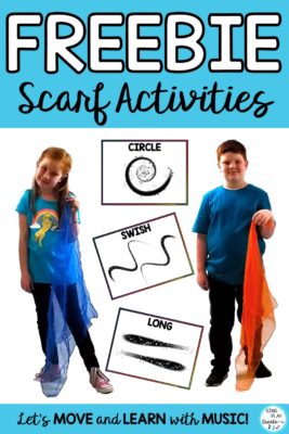 Free scarf activities from Sing Play Create.