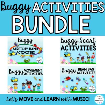 Get the Buggy Movement Bundle of Activities from Sing Play Create.