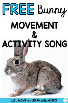 Free Bunny Movement Activity Song "Funny Little Bunny" from Sing Play Create