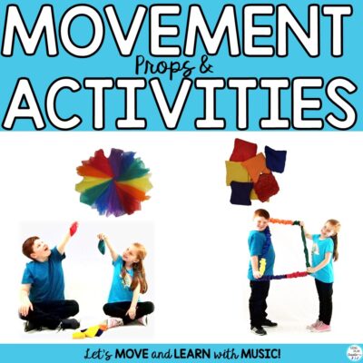Movement props and activities are perfect for the music classroom. Get ideas, resources and how to's in this blog post from Sing Play Create. 
