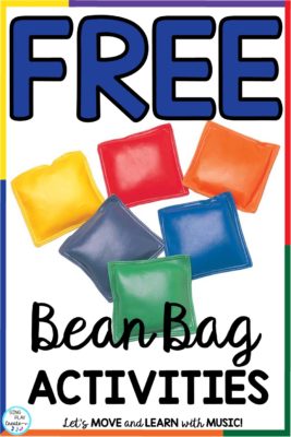 Free Bean Bag activities from Sing Play Create.