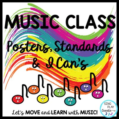 MUSIC CLASS POSTERS AND ICAN STATMENTS