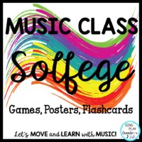 Solfege games, posters and flashcards for the elementary music teacher!