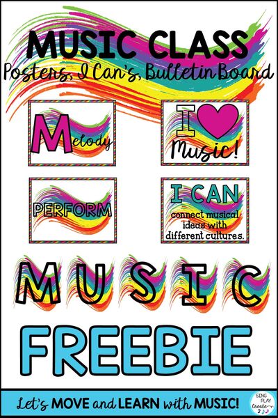 Free Music Classroom Posters