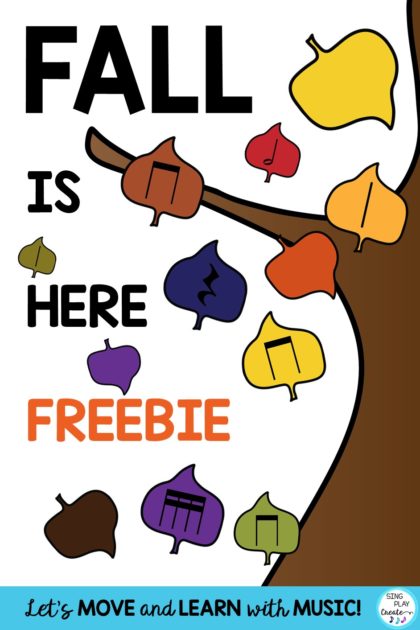 Free Fall Kodaly Music Lesson "Fall is Here".