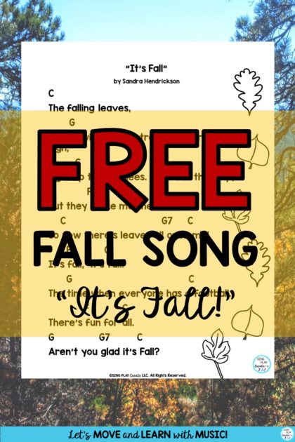 Free fall song "It's Fall" by Sandra Hendrickson