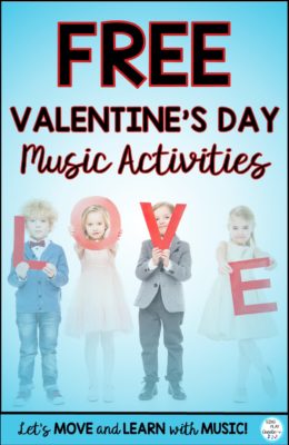 Free Valentine's Day Music class activities 