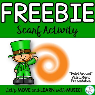 Free St. Patrick's Day Scarf Activity and Song  FREEBIE SING PLAY CREATE