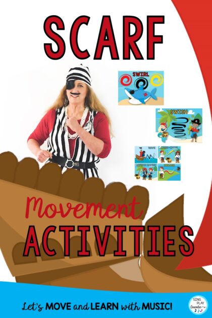 Pirate Scarf Activities: "Talk Like a Pirate Day" Movement, Brain Break