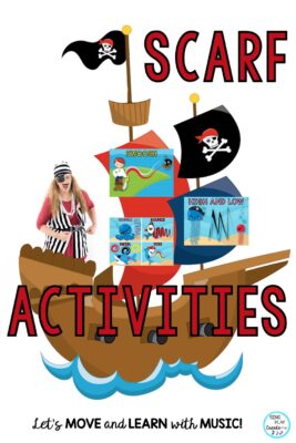 Pirate Scarf Activities: "Talk Like a Pirate Day" Movement, Brain Break