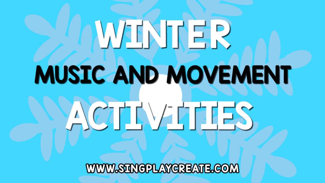 It’s winter time and I’ve got some fun winter movement movement and music activities you can use to help students stay engaged during the colder weather. These activities can be used as classroom brain breaks, movement activities, and in your virtual and in person classrooms.