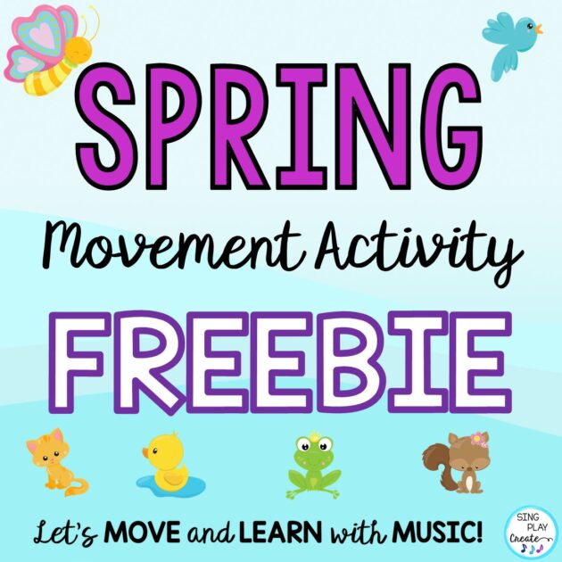 Spring Freeze Dance and Movement Activities - Sing Play Create in