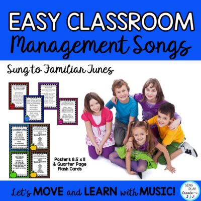 Elementary Classroom Songs: Lining Up, Hello, Name, Transition, Birthday