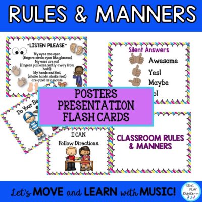 Elementary Classroom Management Songs, Games, and Rules K-3: Back to School