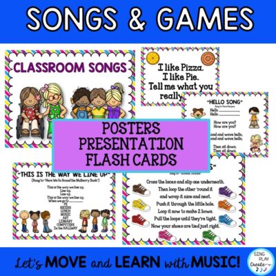 Elementary Classroom Management Songs, Games, and Rules K-3: Back to School