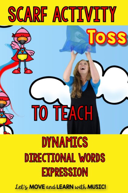Did you know you can use scarves to teach dynamics? expression? math directional words?  It's true. Get the tips in this blog post. by @singplaycreate