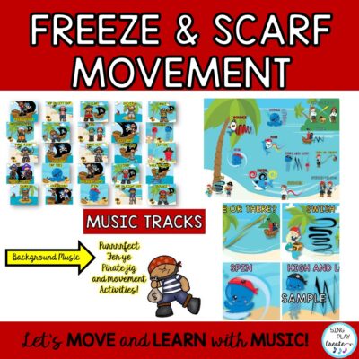 Pirate Music Activities Bundle: Songs, Dance, Chants, Rhythm, Movement