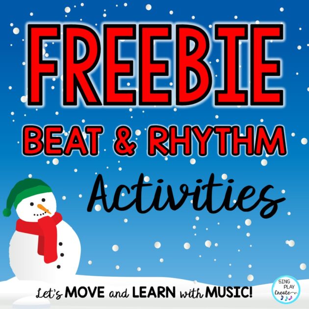 Free Beat and Rhythm Activities for December