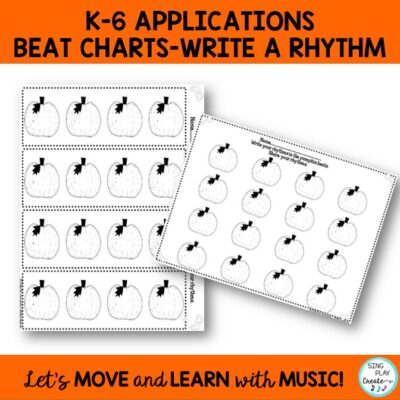 Music Class November Composing and Rhythm Activities K-6 No Prep Worksheets.  Students practice rhythms, create and compose as well as coloring activities.