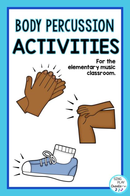 
I love using body percussion in my music classroom and I know that it’s an effective way to reach a lot of kids. So here are my easy body percussion activities you can use in your classroom too. 

