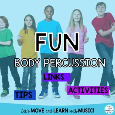 I love using body percussion activities, so I am sharing some teacher tips and ways to use them in your classes.