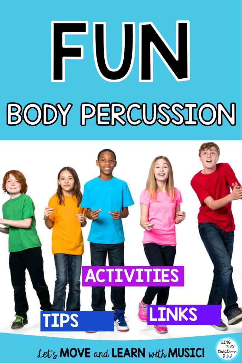 I love using body percussion activities, so I am sharing some teacher tips and ways to use them in your classes.
