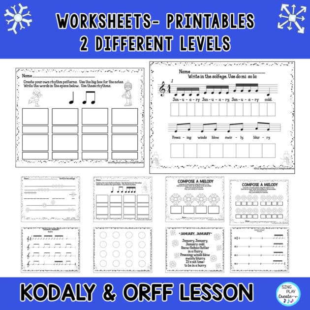 Music Kodaly & Orff Lesson: 