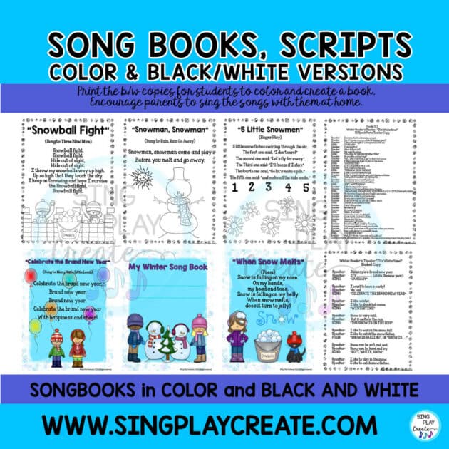 January and Winter songs, poems, Literacy Activities “Snow” good for your students! Interactive means kids are learning! Graphic organizers, writing prompts, posters, cards, mini books will fill up your winter themed stations and centers.