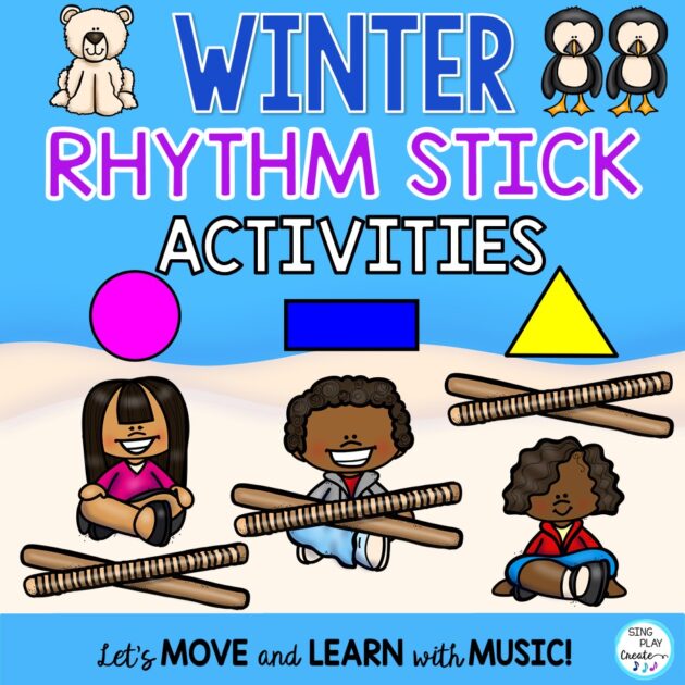 Winter Rhythm Stick Activities